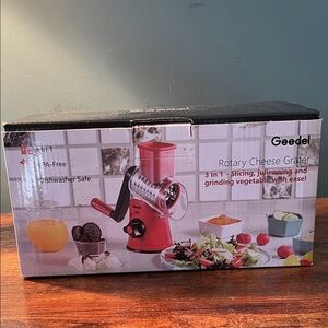 Geedel Rotary Cheese Grater - WHITE